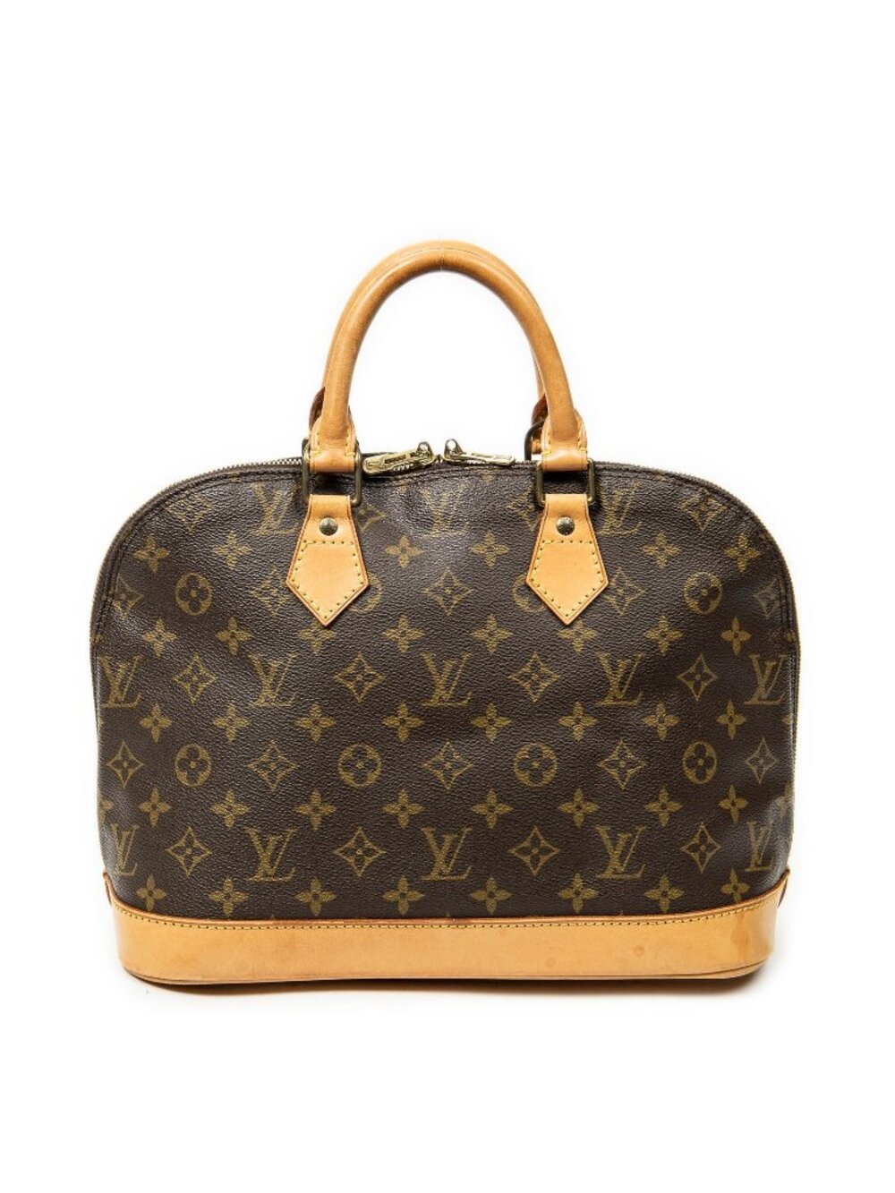 Louis Vuitton Alma Brown Monogram Canvas Handbag